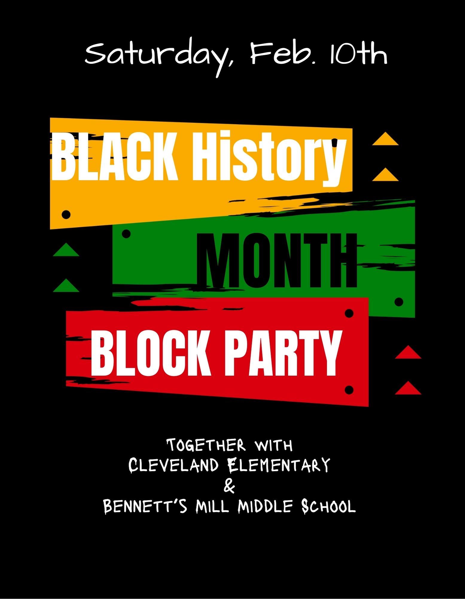  Black History Block Party Flyer